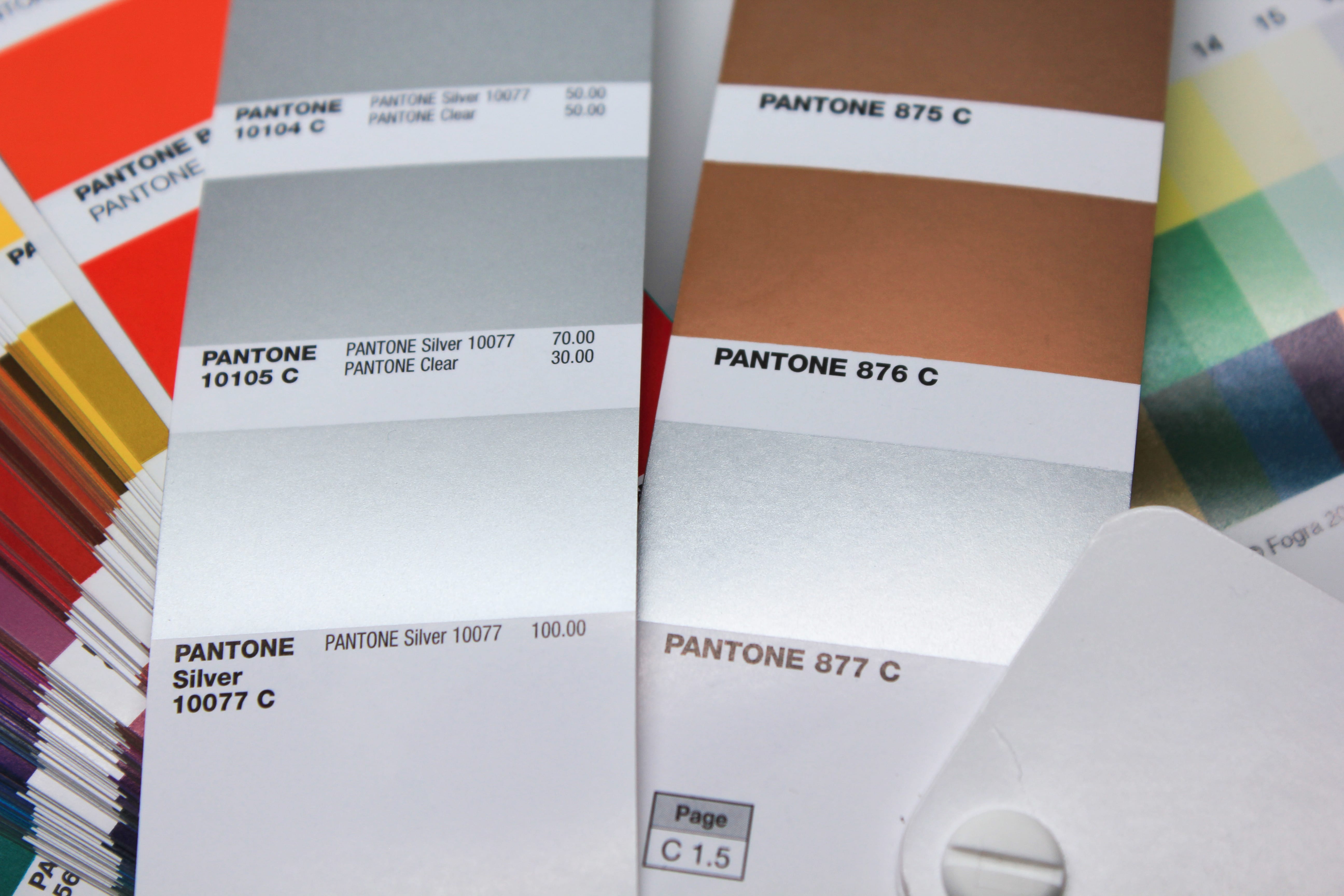Pantone 877 e Pantone Argento 10077 C a confronto: Immagine 2