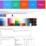 proof.de: Spotcolor mediawedge / spotcolor mediawedge med evaluering i henhold til ISO/DIS 12647-7:2016