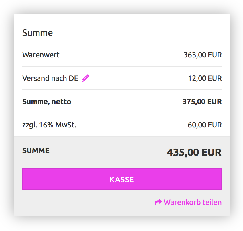 Proof.de: 16% 增值税已执行